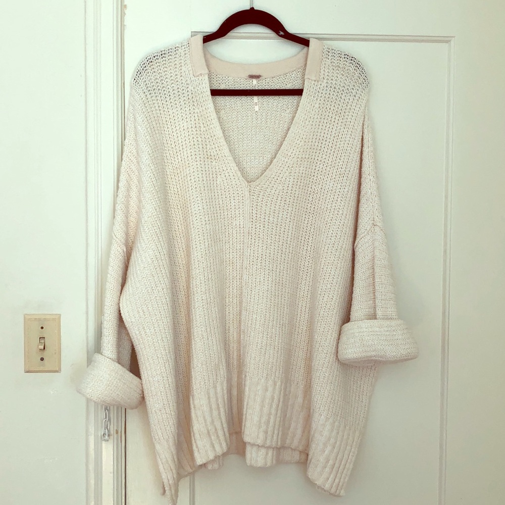 Free people Oversized chunky sweater
